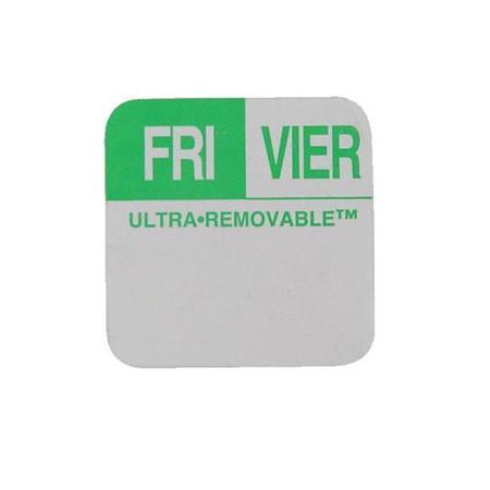 COMMERCIAL Dissolve-It 1 in x 1 in Friday Label 81444